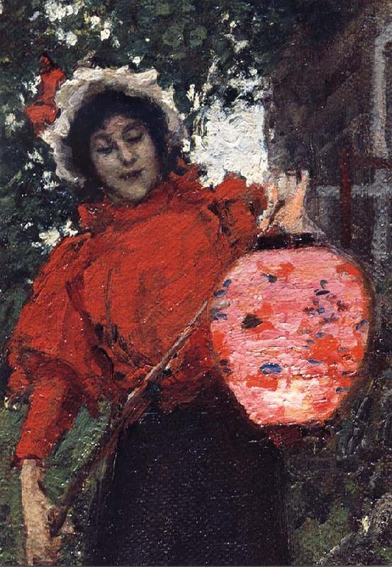 Konstantin Korovin Paper lantern oil painting image